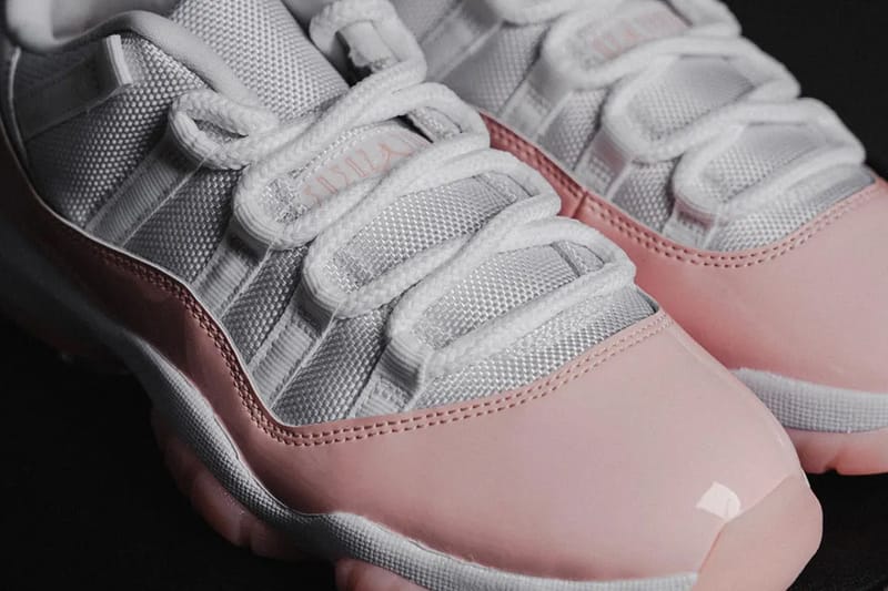 jordan 11 pink and grey
